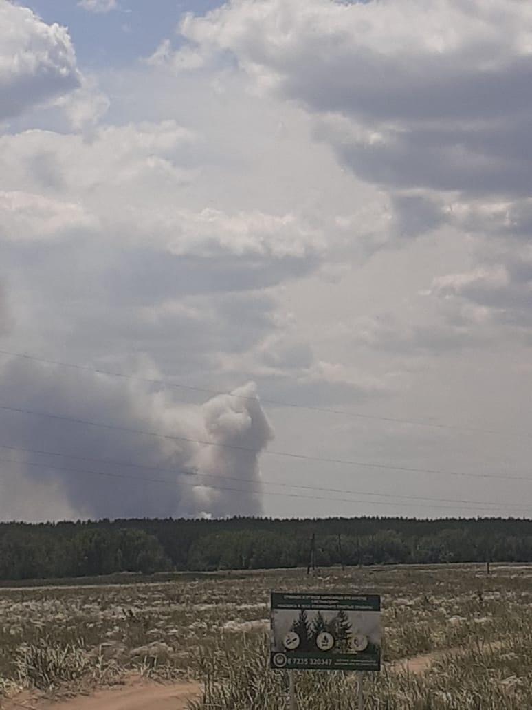 Семейчан напугали кадры видео пожара у поселка Шульбинск - Semey Ainasy