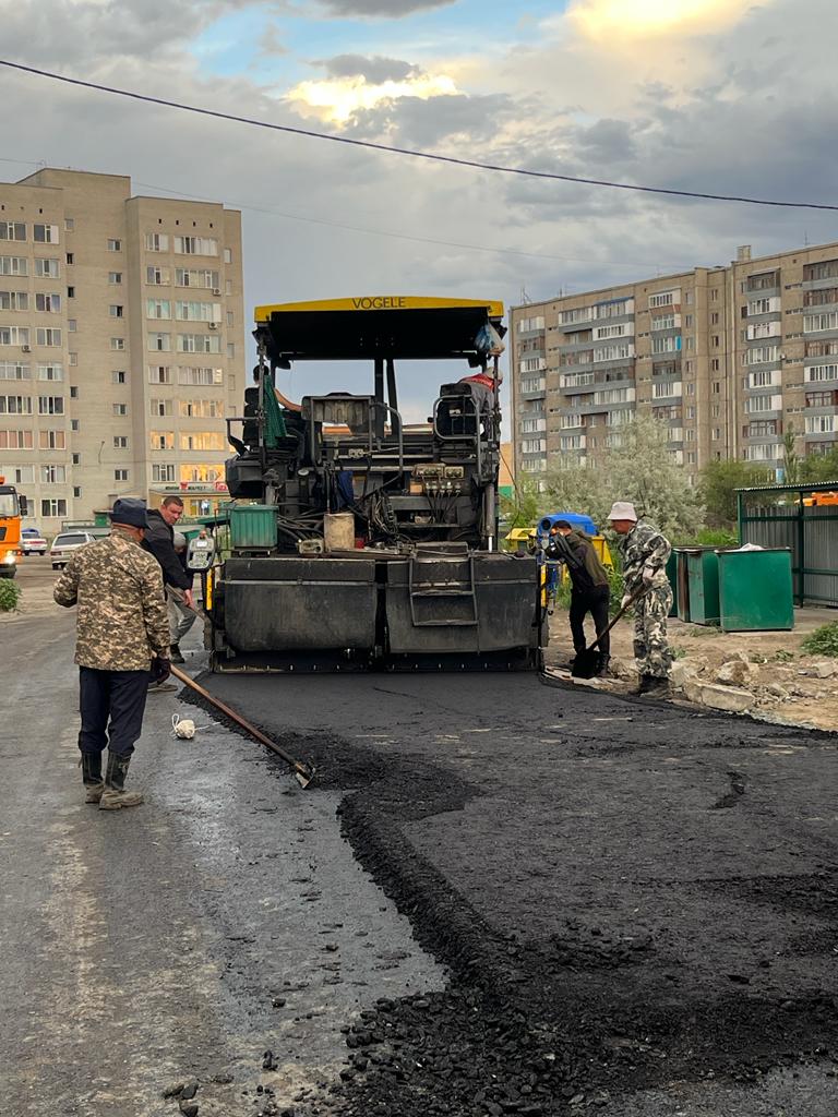 Полным ходом идут дорожные работы в микрорайоне Энергетик - Semey Ainasy