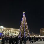 В Семее зажгли главную елку
