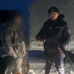 В области Абай задержан житель Алматинской области за незаконную охоту на волка